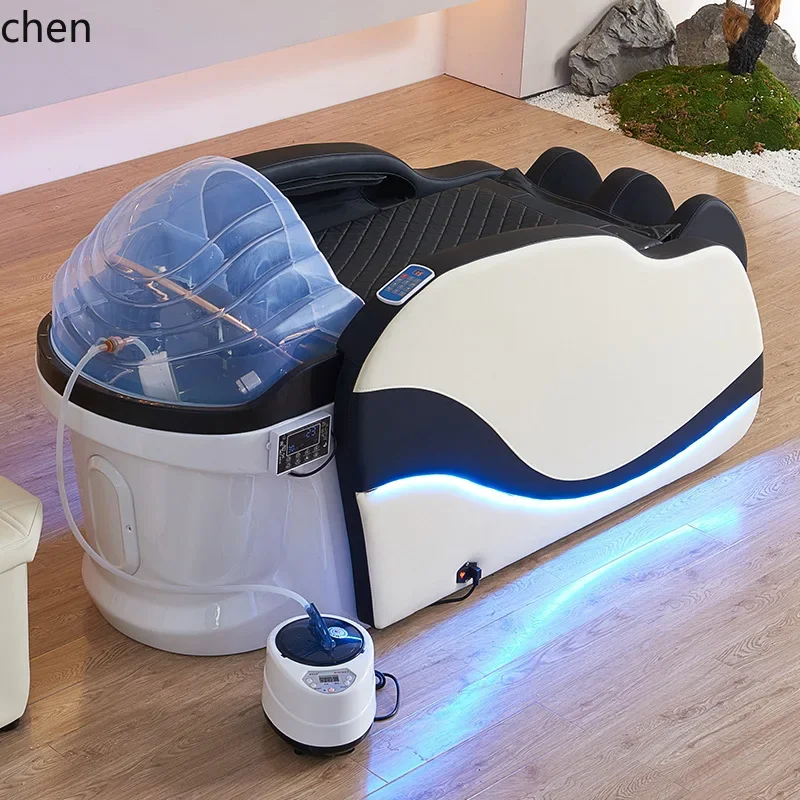 DSA  Electric Hair Washing Bed Steaming Beauty Hair Care Herbal Medicine Water Circulation Flushing Bed