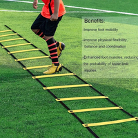 Soccer Training Equipment Supplies Agility Ladder Jumping Grid Ladder Rope Ladder Grid Speed Ladder Agility Ladder Rope Ladder