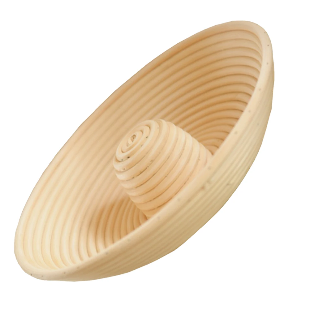

Proofing 22x8CM Round Woven Rattan Baking Tool Reusable Bread Baking Tool Fermentation Pan for Sourdough Bread