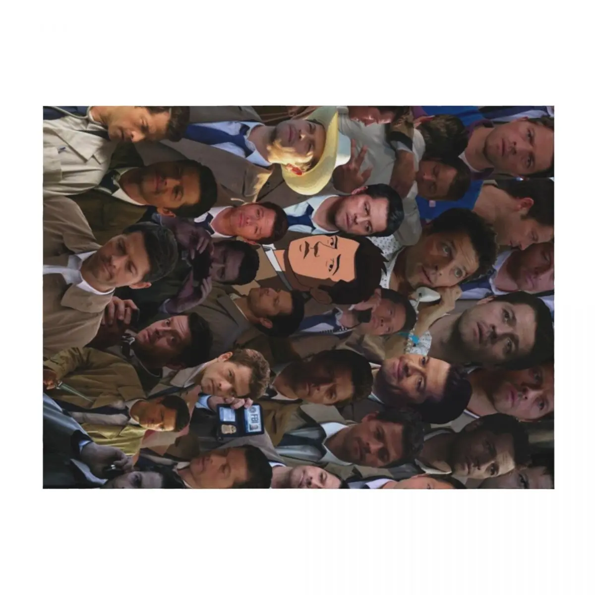 

Castiel Collage Blanket Throw Blanket Luxury Thicken Large halloween Luxury Blankets