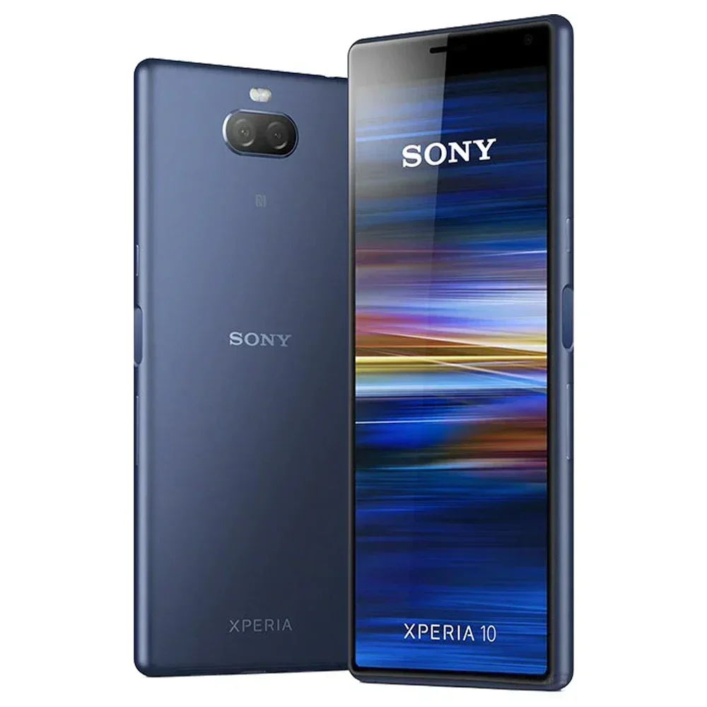 Sony Xperia 10 I3113 i4113 ponsel pintar Android asli 4G LTE 6.0 "Octa core 3GB + 64GB 13MP & 5MP kamera sidik jari