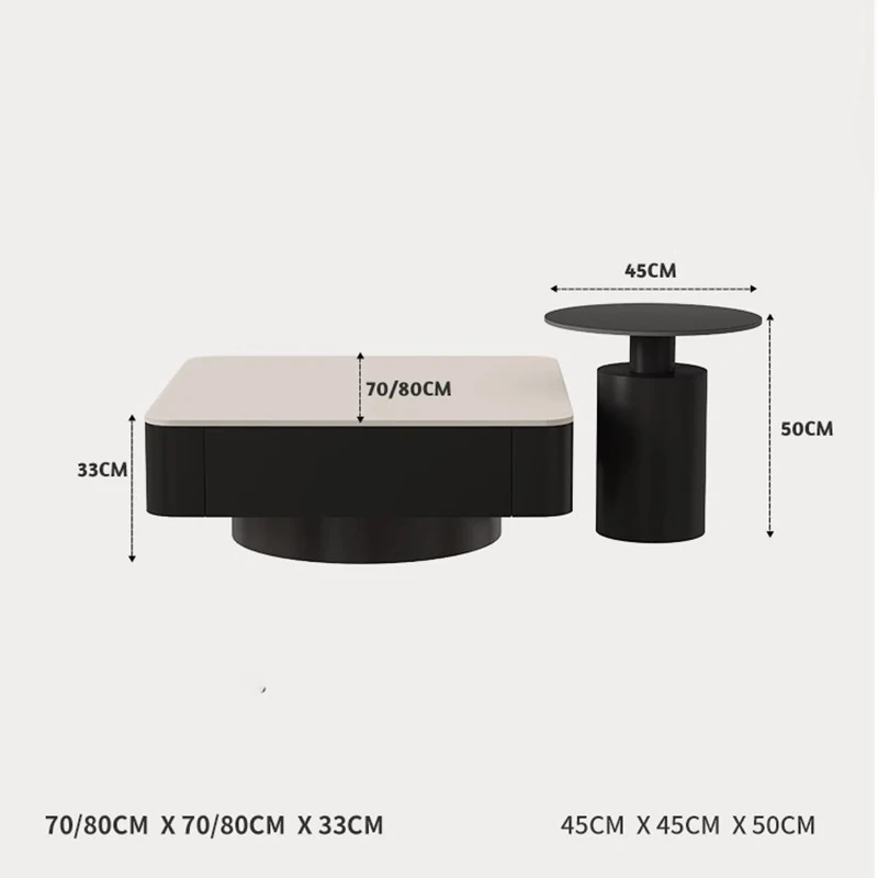 Elegant Space Saving Side Table Luxury Simple Coffee Tables Creative Premium Mobili Arredamento Casa Living Room Furniture