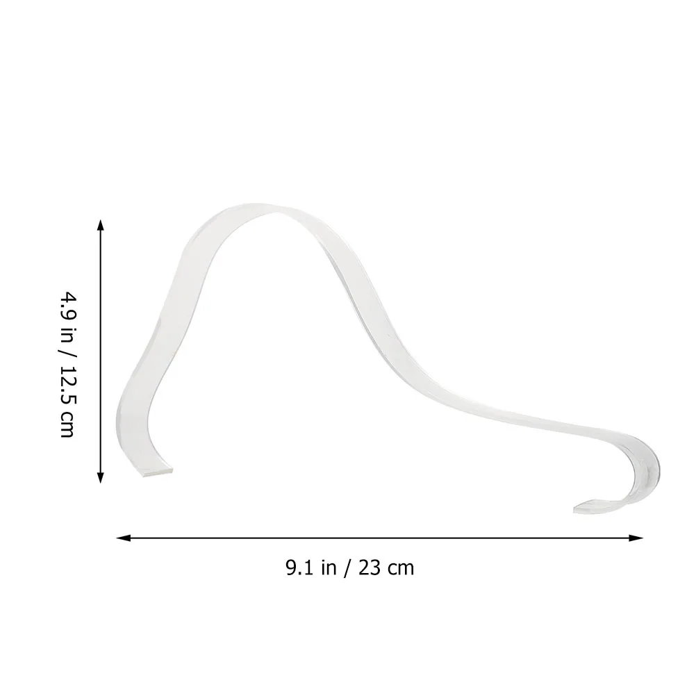 

6Pcs Acrylic Display Rack for S High Heels Shoes Storage Transparent Support St Shelf Shoe ganizers Household Storage