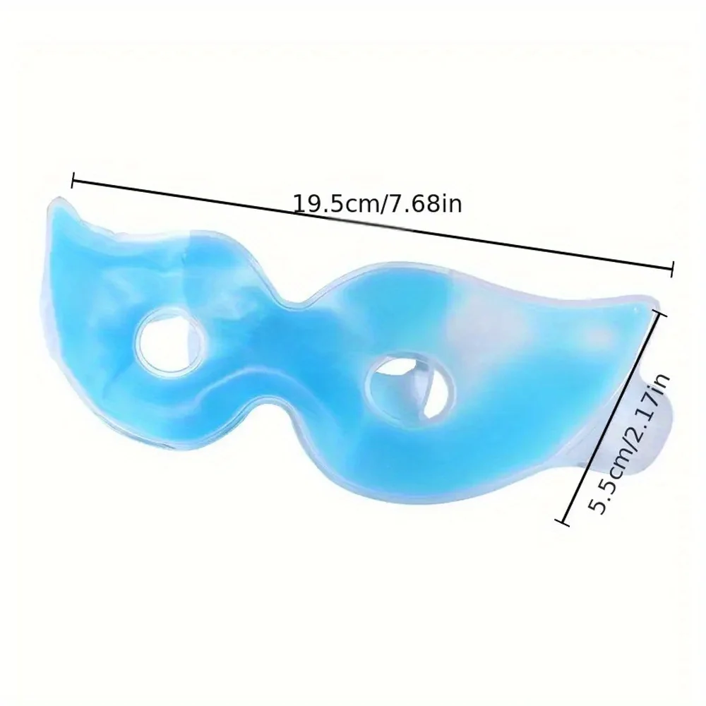 Face Cooling Mask Gel Eye Mask Ice Pack Cooling PVC Hot Cold Therapy Skin Care Tool Gel Face Mask Skin Firming Spa Sleep Mask