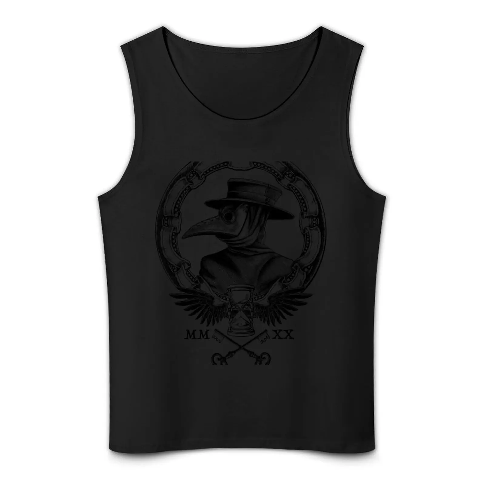 Plague Doctor Tank Top Men's gym singlets for men