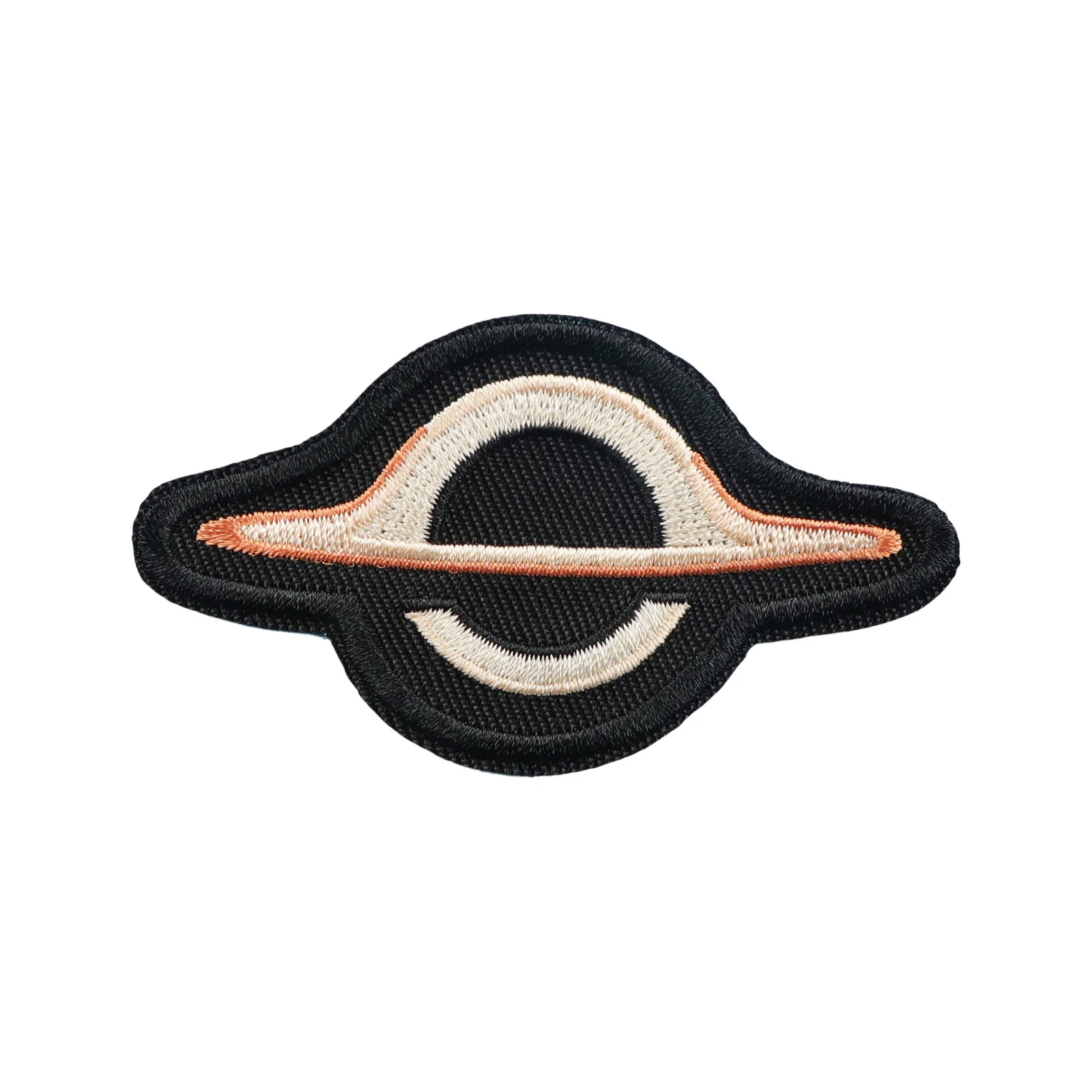 1pc Black Hole Embroidered Patch, Cosmic Space Singularity Badge for Jackets Backpacks Hats and Clothing DIY