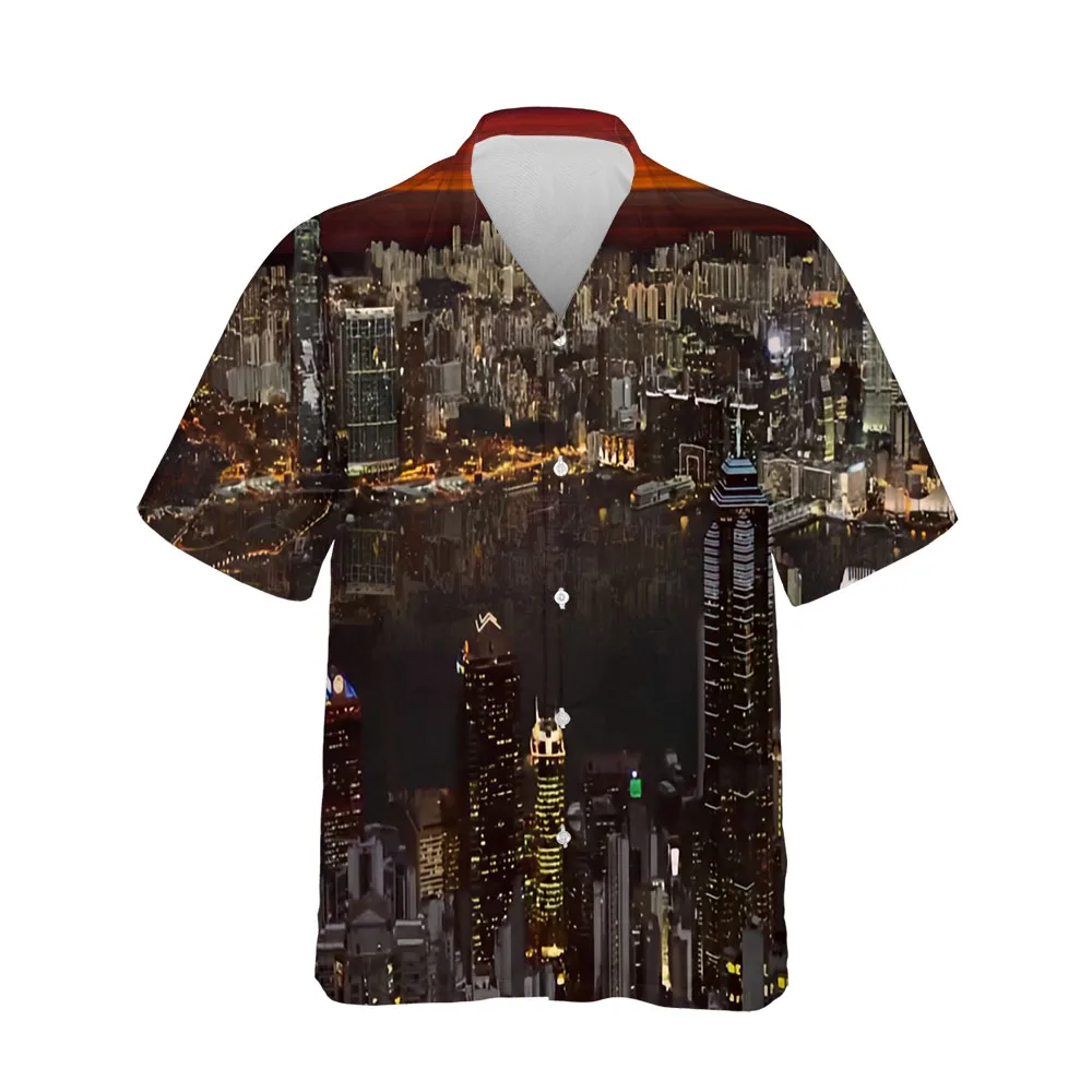 Jumeast 3D Sci-FI Style Blouses Cyberpunk Clothes Loose Casual Button Up Men Shirt Streetwear Hawaiian Shirts For Men Cardigan