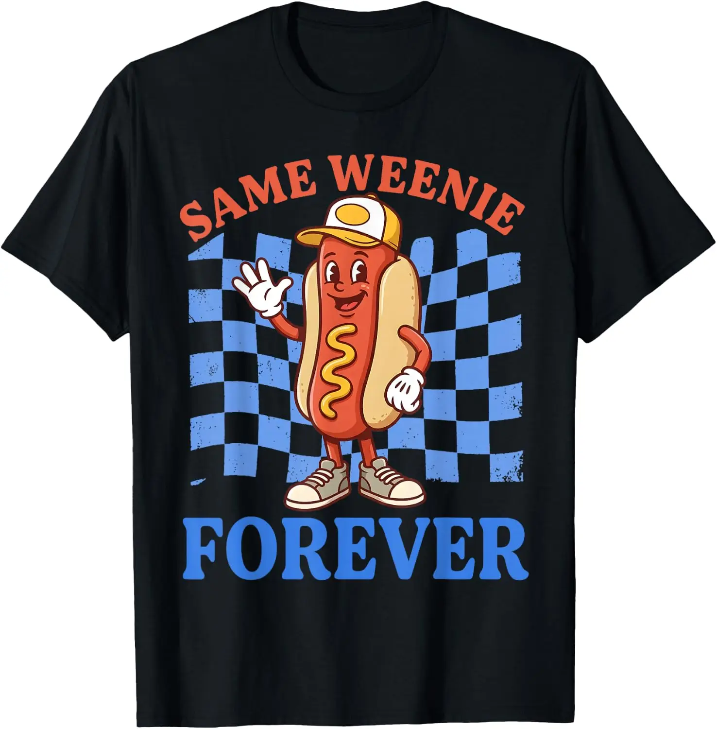 Hot Dog Bachelorette Party New Bridal Same Weenie Forever T-Shirt Fun 100% Cotton Short-Sleeve Shirt – A Gift For Halloween Or