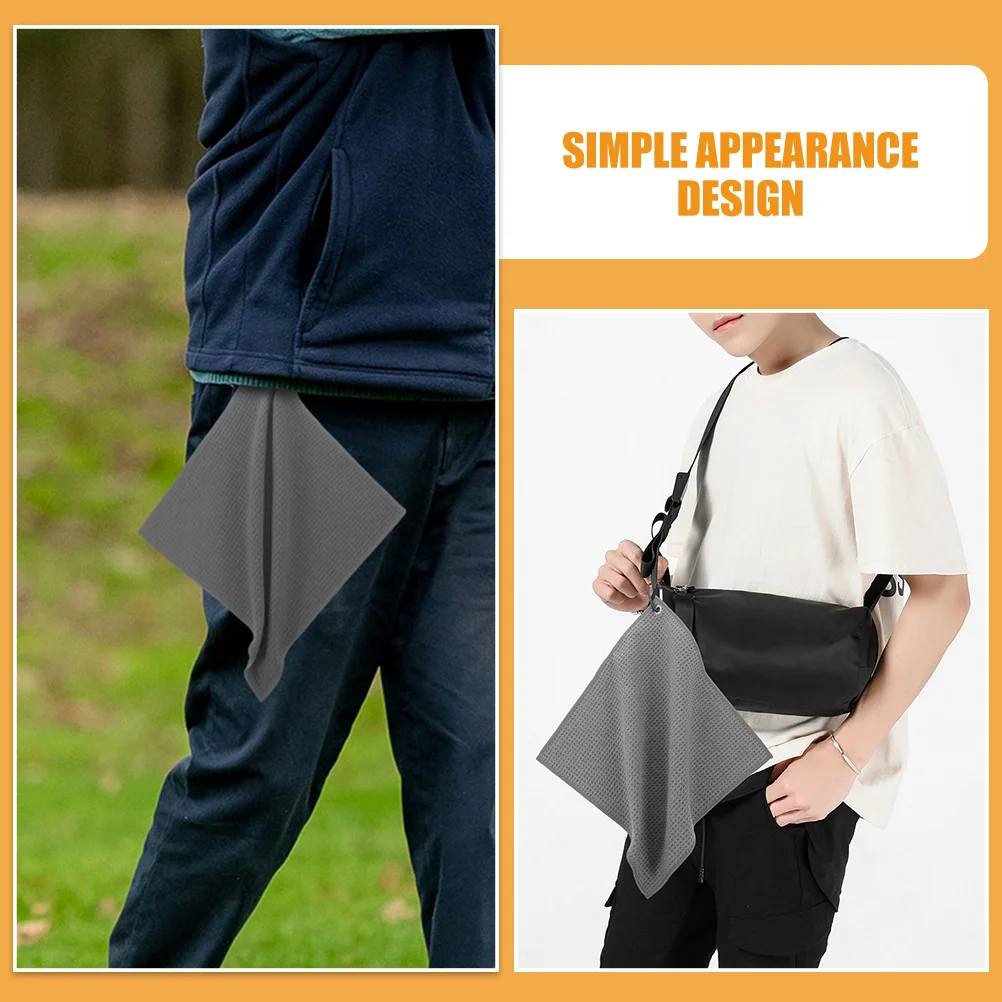 

3 Pcs Sports Towel Golf Cleaning Cloth Fashion Outdoor Golfing Handtuch Accessory Towels Balls Supplies