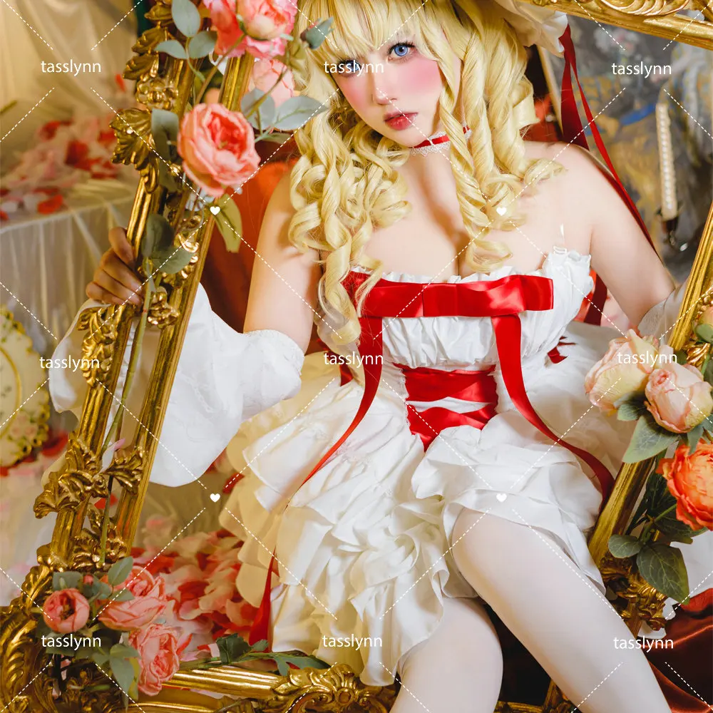 Vestido Lolita de sirvienta encantadora, trajes de Halloween Kawaii, delantal de sirvienta Kawaii, vestido de Navidad, disfraz de Cosplay de bruja de Santa Claus para mujer