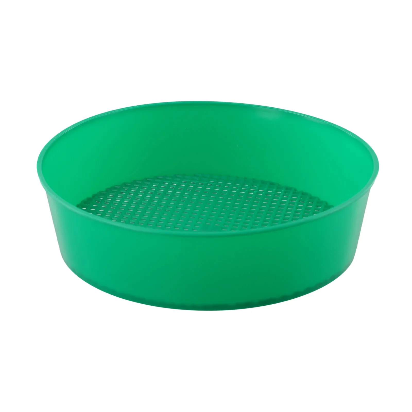 Plastic Garden Sieve / Riddle Green For Compost & Soil Stone Mesh Gardening Filtrate Cultivation Soil In Flower Pots