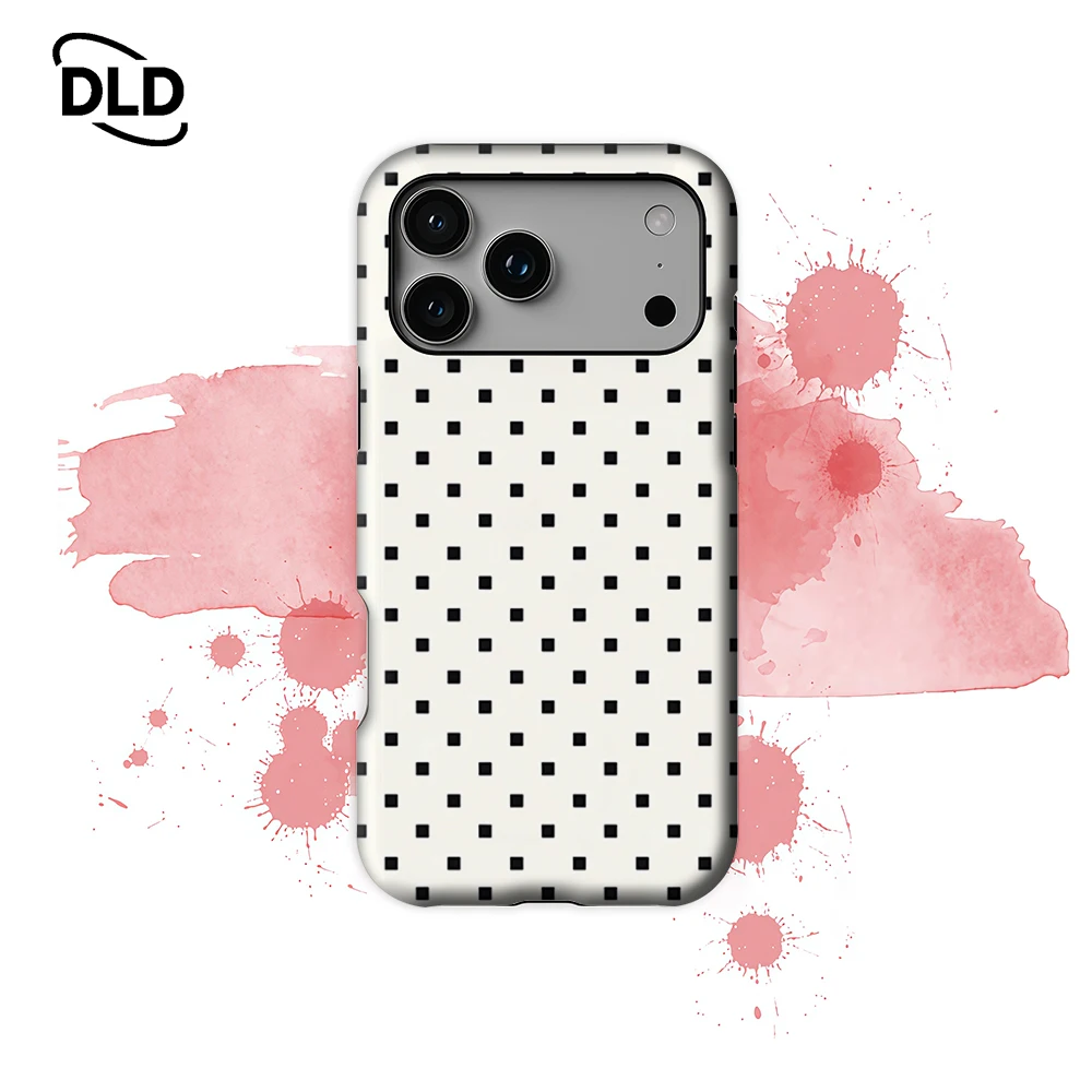 

Minimal Dot Pattern Phone Case for Magnetic Phone Case for IPhone 17 16 15 14 13 Pro Max Plus Single Double-layer Tough Case