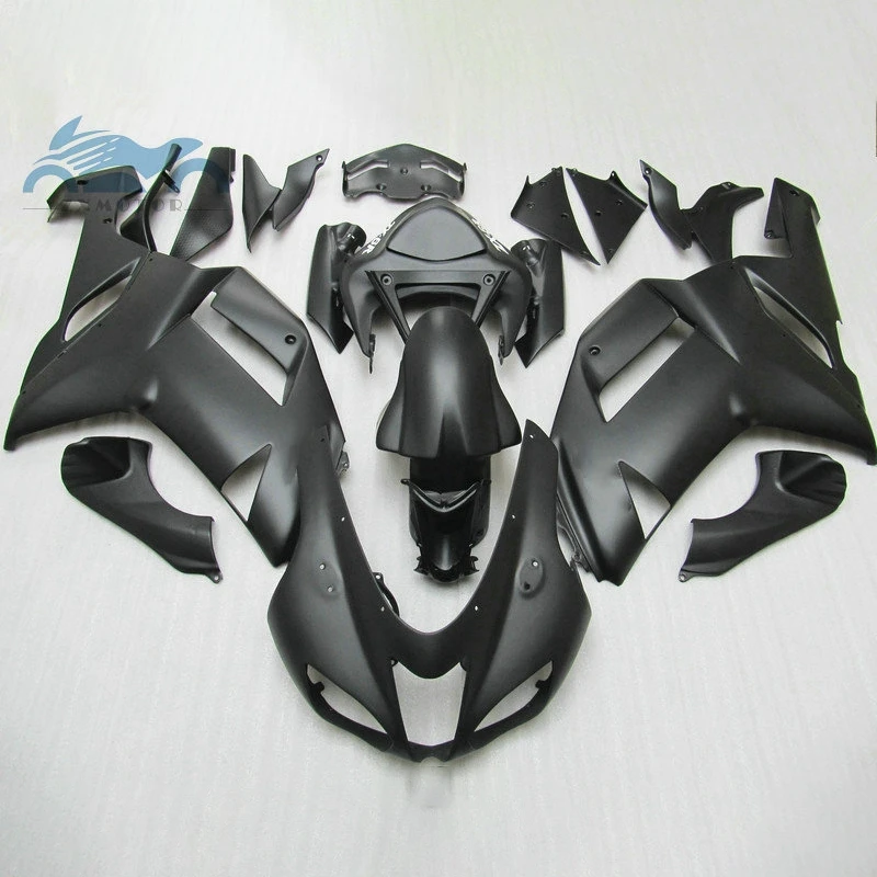 

High grade fairings kit for KAWASAKI Ninja ZX 6R 2007 2008 sport ABS plastic fairing kits ZX6R 636 07 08 matte black motorcycles