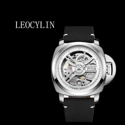 LEOCYLIN Top Brand Fashion Sports Automatic mechanical watch waterproof luminous For Men Male classic Relogio Masculino Clock