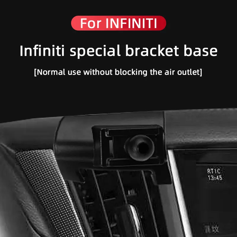 Dedicated Bracket Fixed Base Collocation Phone Mounts Car Smartphone Holders For INFINITI Q50L QX50 QX60 2018-2022 Accessories