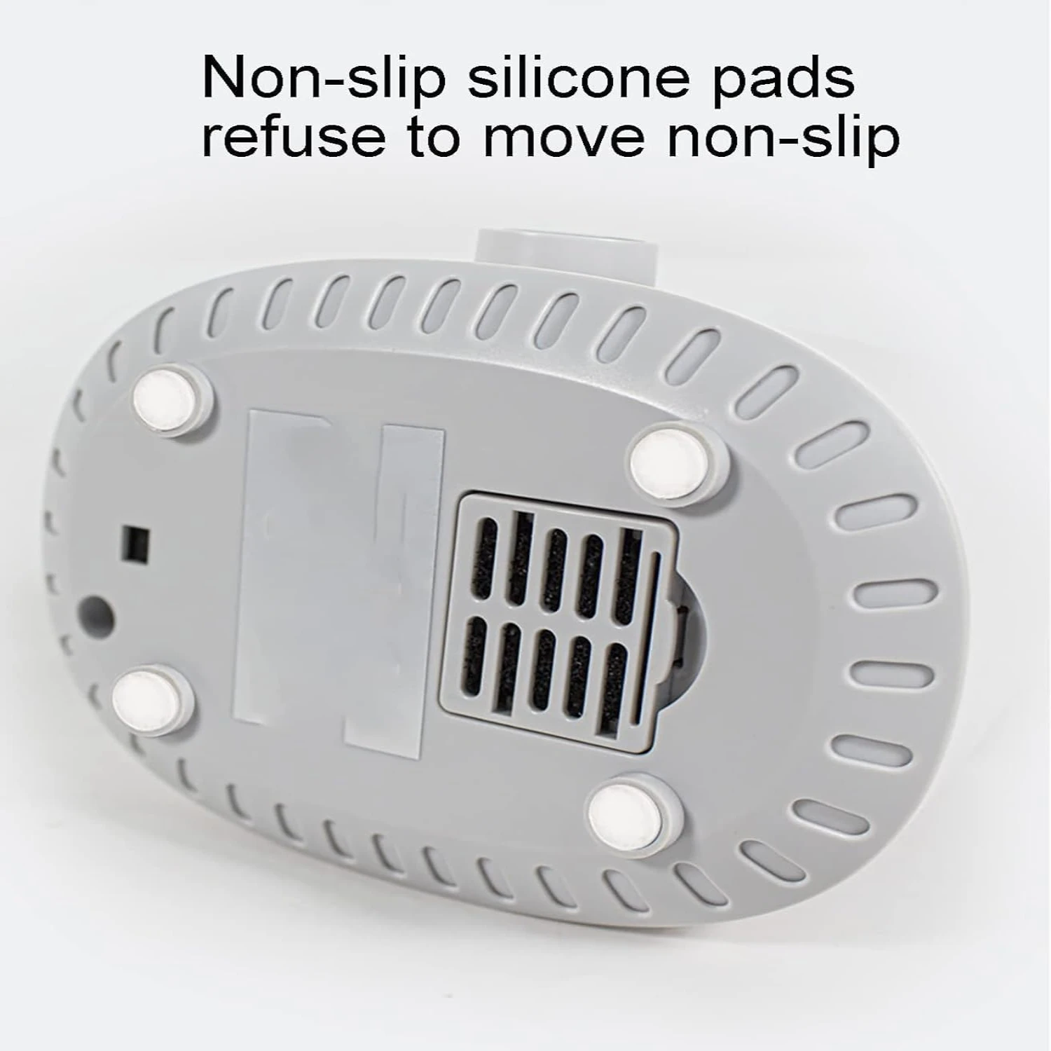 Convenient, portable, stylish white humidifier water bottle for bedroom, office, and hotel use. Adjustable, leak-proof design wi