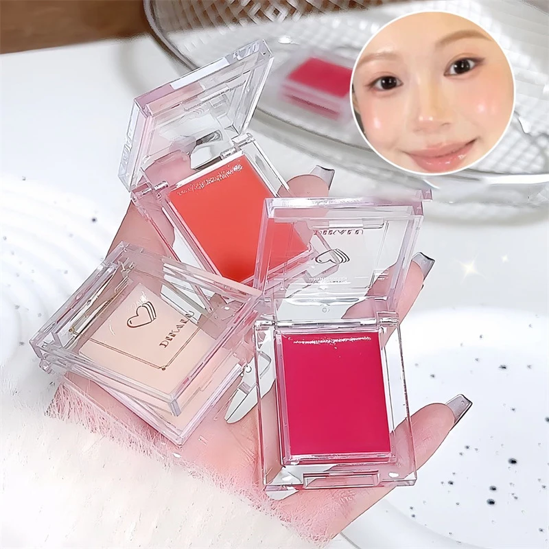 DIKALU Kremowy Rozświetlacz do Policzków z Efektem Lustra, Nawilżający, z Teksturą Błyszczyka, Przenośny, Wielofunkcyjny, Rozszerzający Zakres Makijażu Twarzy