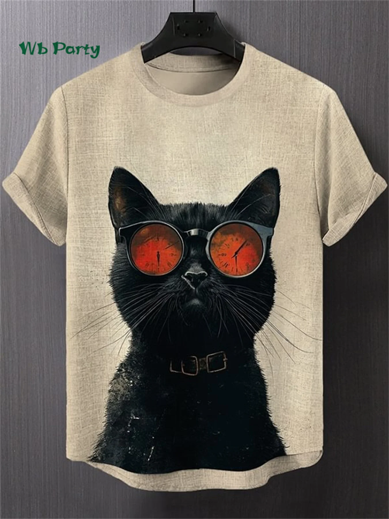 Забавная футболка с принтом ко – обзор и цена Fashion Street Cat