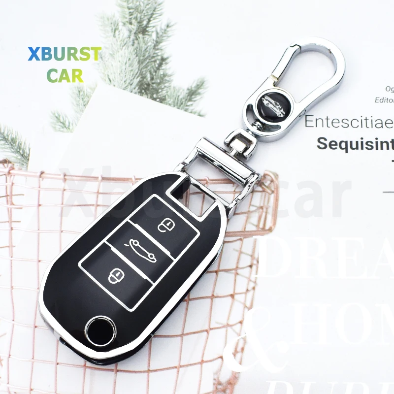 

TPU Car Key Case Cover For Citroen C1 C2 C4 C3 C5 C6 CACTUS C8 Peugeot 208 107 206 3008 306 308 508 408 2008 307 4008 5008 RCZ
