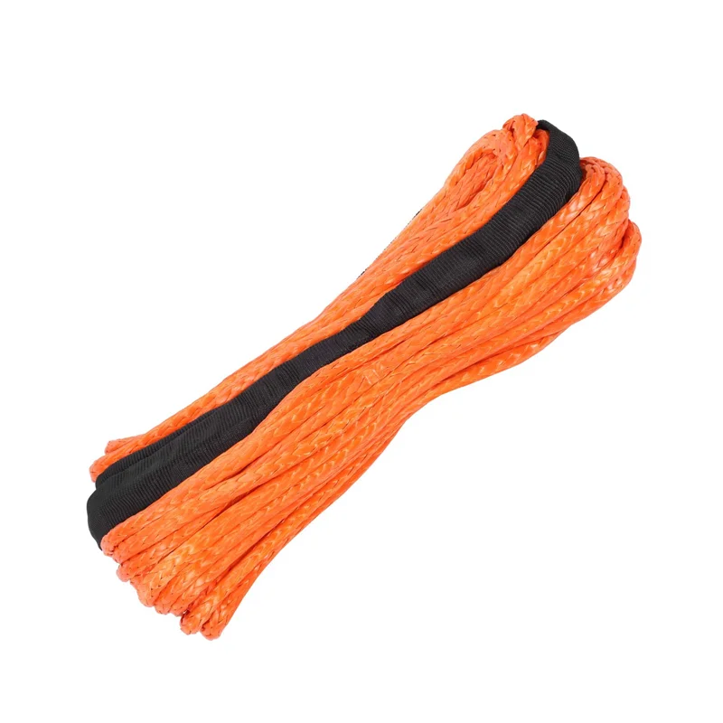 

Синтетический трос лебедки, синтетический трос лебедки 1/4 х 50 футов для ATV UTV SUV, грузовика, лодки, лебедки-FSM