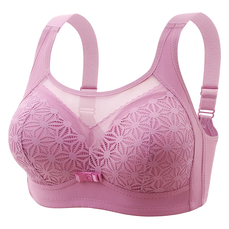 New Printed U-shaped Beautiful Back Maternity Breastfeeding Bra Comfortable Without Steel Ring Gathering Breathable Underwear