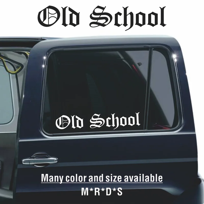 

Car Styling Old School Reflective Car Stickers Motorcycle Vinyl Sticker Decals Reflective Type