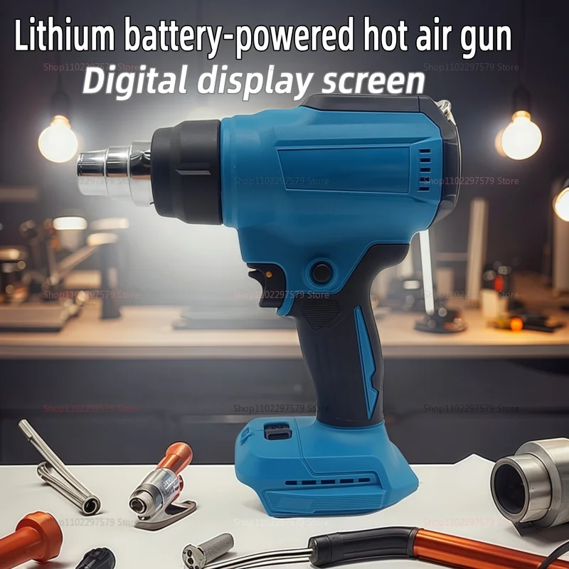 أداة تغليف الانكماش الحراري مسدس الهواء الساخن مجفف الهواء لحام منفاخ حراري مع شاشة LED لأداة مشاريع إصلاح الإلكترونيات