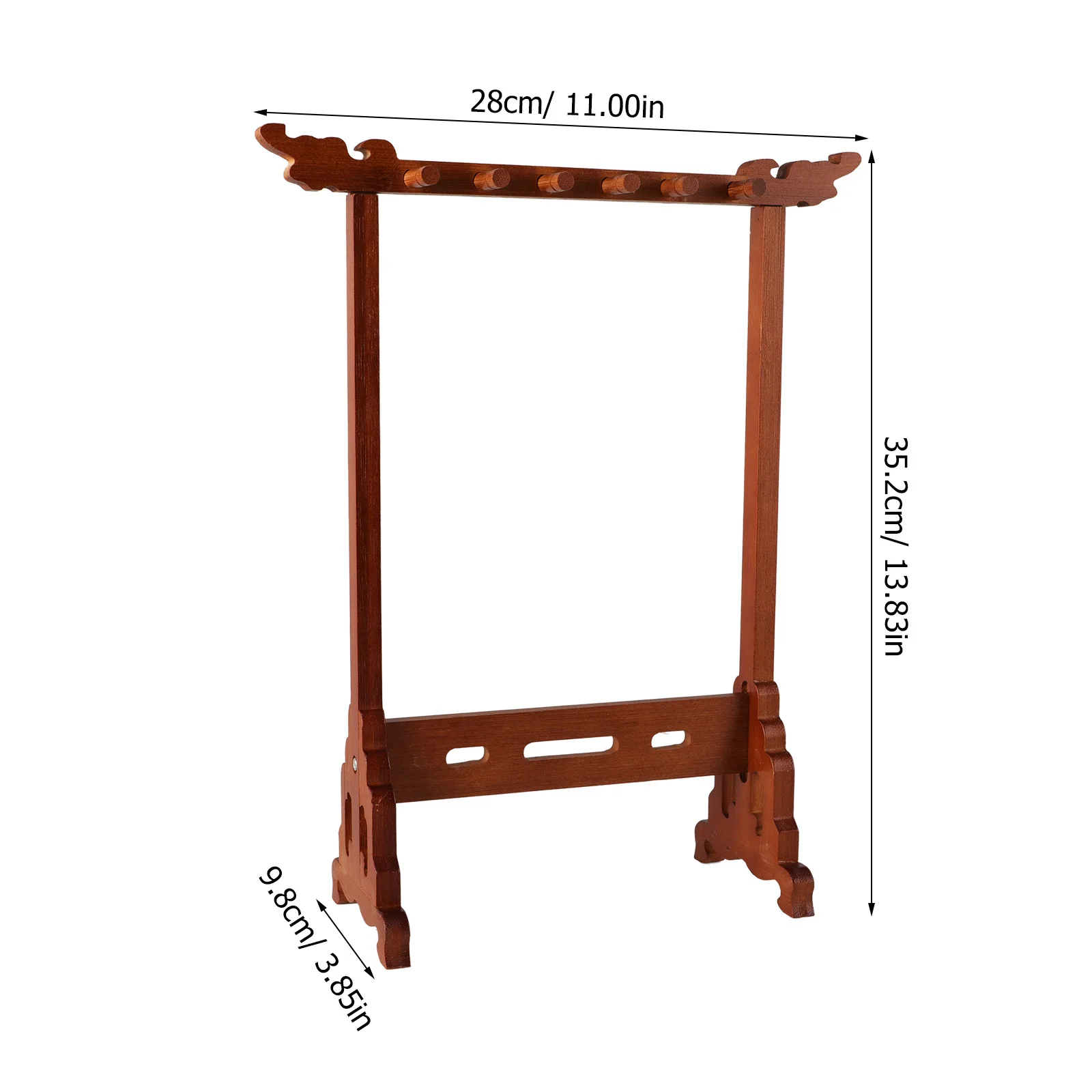 الرجعية بسيطة فرشاة معلقة الإطار حامل قلم طالب استخدام الإبداعية القلم المنظم متعددة الوظائف رف سطح المكتب ديكور #2