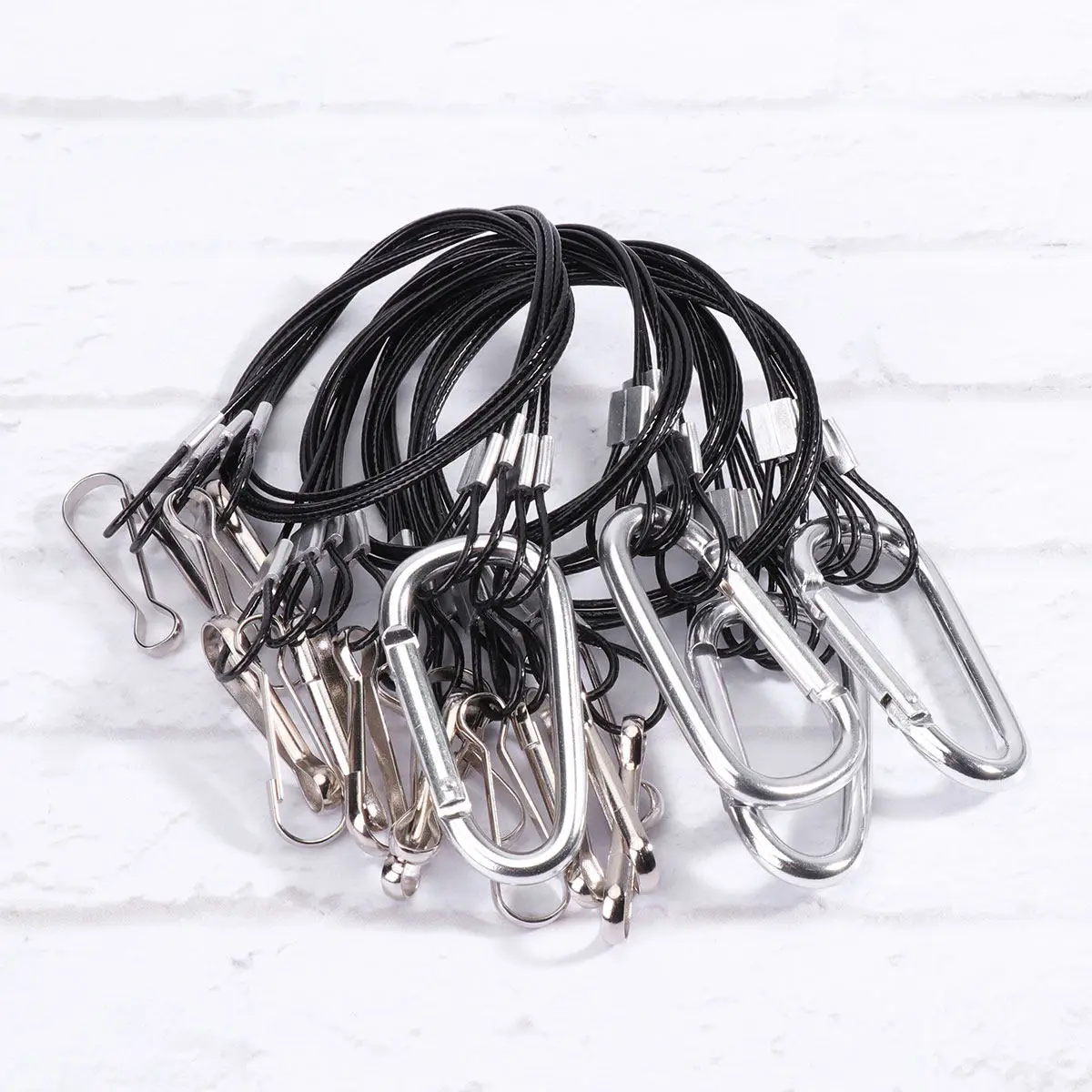 

4Pcs Grow Light Rope Hanger Steel Wire 2Mm 500Mm Long High Grade Hanging Kit for LED Plant Lights Aquarium Tanks