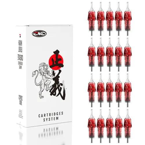 CNC 20 piezas desechables mixtos # 10 # 12 cartuchos estándar para tatuaje, agujas para maquillaje permanente, arte corporal para suministros de tatuaje, equipo