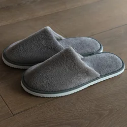 Disposable Hotel Slippers Men Guests Closed Toe House Hotel Friend Coming Slippers for Women Hotel Home Disposable Slippers