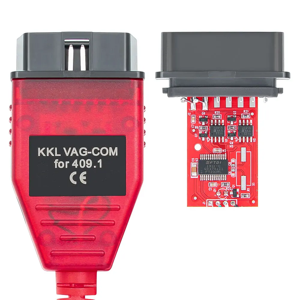 VAG KKL 409.1 Real 9241A FTDI FT232RL J1962 16Pin supports ISO9141 OBD2 Car Diagnostic Tool OBD Interface Cable