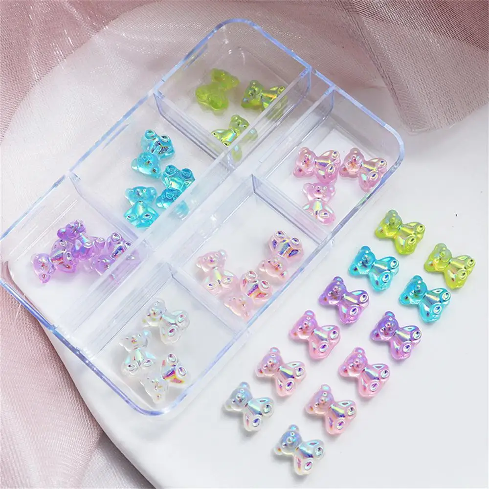 5/8/10PCS Nail Jewelry Glamour Wide Use Charming Nail Decoration Decorative Nail Products Transparent Resin Jewelry Drill