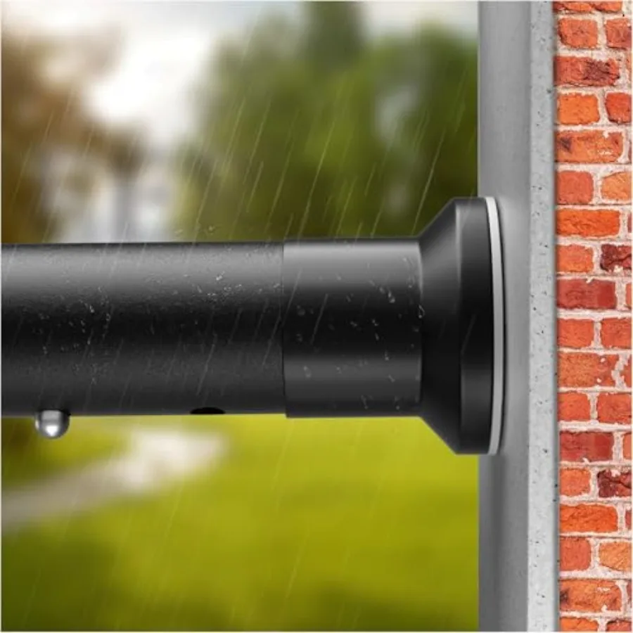 

Tension Curtain Rod, 63-123 Inch Heavy Duty Shower Curtain Rods Spring Tension No Drill - Adjustable Shower Rod Non-Slip, Tensi