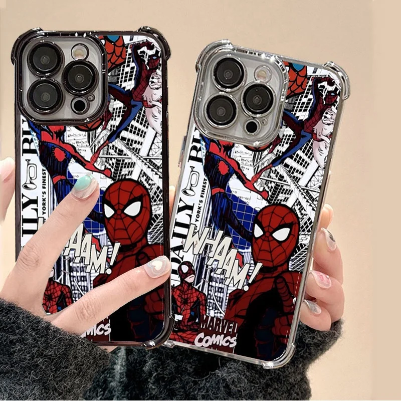 Marvel Spider-Man Handyhülle für OPPO Reno 14F 13F 11F 12F 8T 11 12 5 6 7 8 10 14 Pro 7Z 8Z F11 F29 Pro Gehäuse Malerei Cover