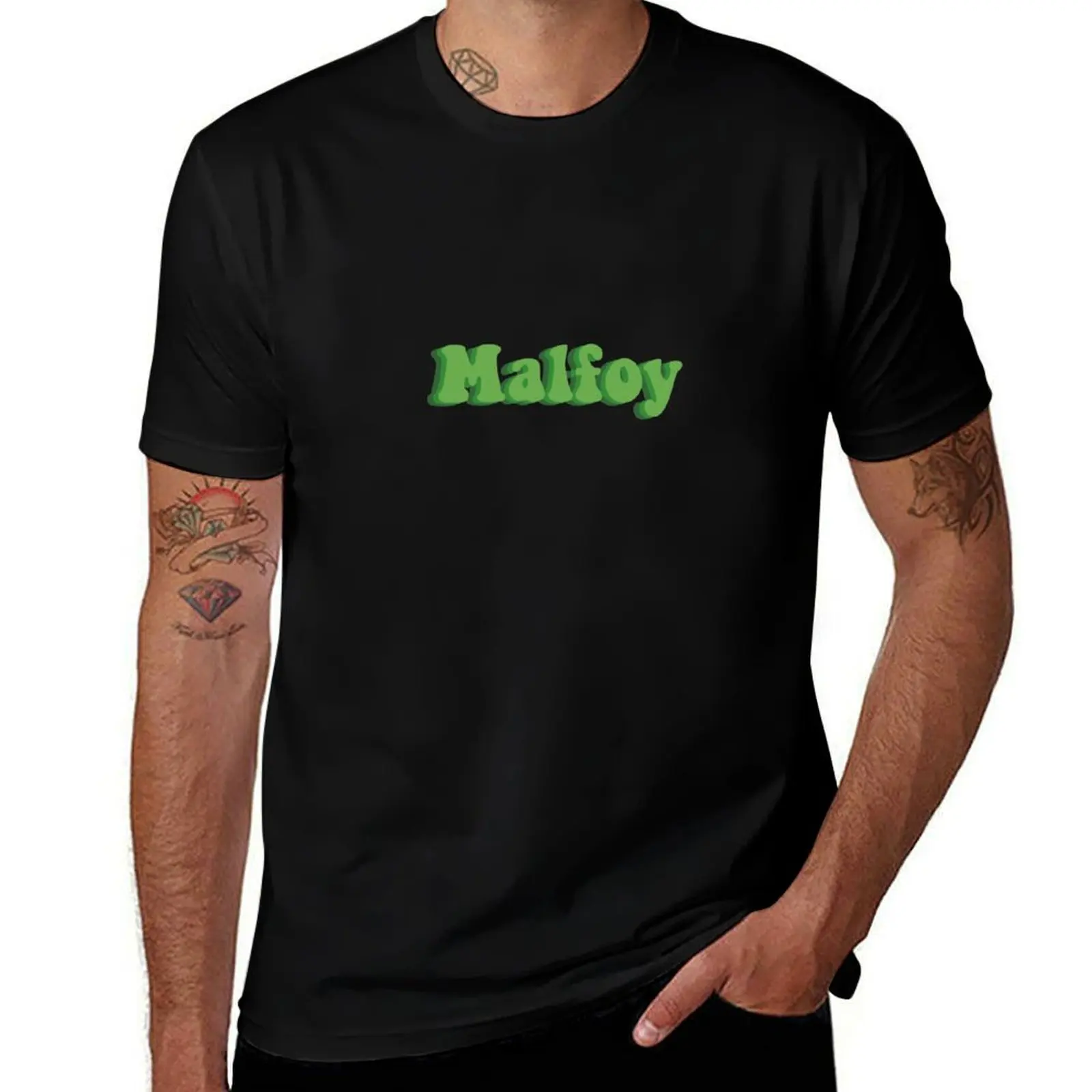 Malfoy T-Shirt Casual Minimalist Short Sleeve Top