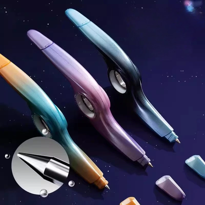 Fidget Spinner Roller Turning Pen Rotating Ring EDC Relieve Anxiety Stress Reducing Toys Antistresse Decompression For Children