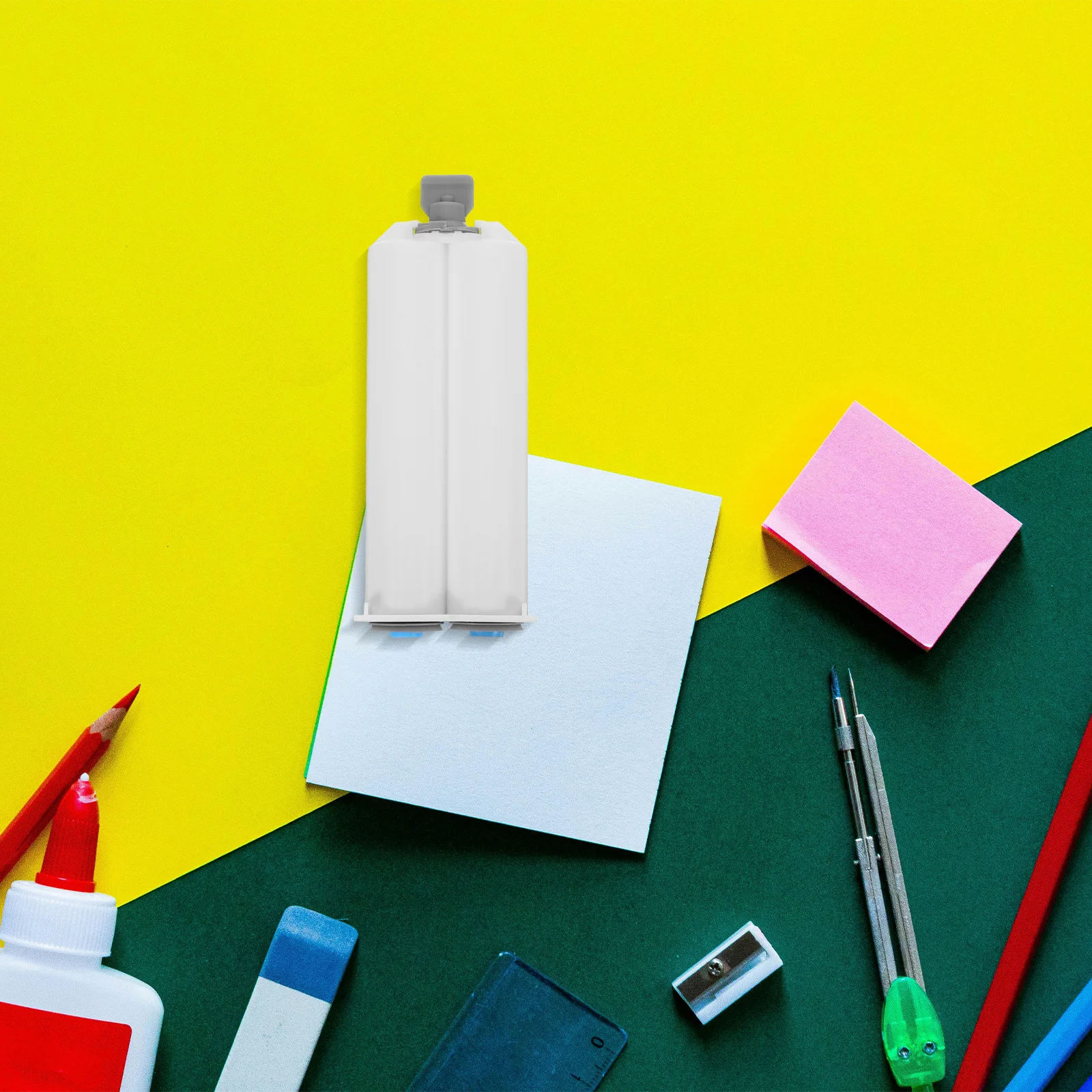 

4pcs Refillable Plastic Ab Glue Mixing Tube Empty Epoxy Holder For Welding Repair Adhesive Multipurpose Portable Caulk Storage