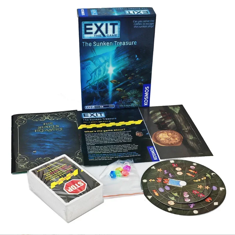 The Sunken Treasure Exit: The Game Kosmos Card Game Family-Friendly, Card-Based At-Home Escape Room Experience for 1 To 4 Player