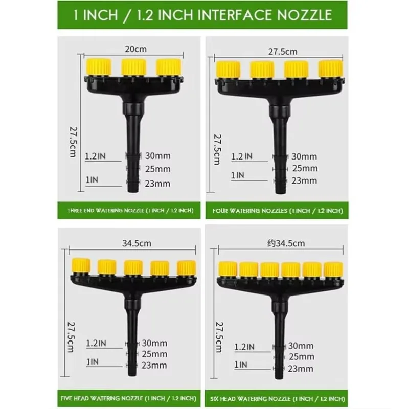 

10 шт. пластиковых распылительных насадок для полива высокого давления