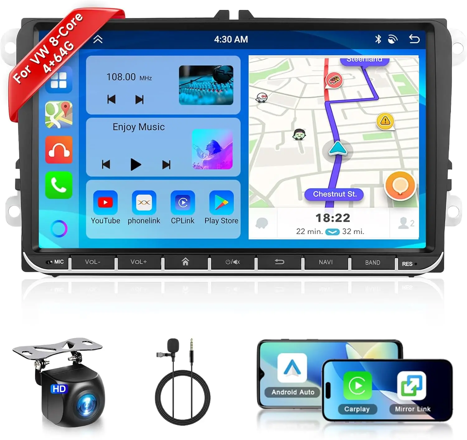 8 Core 4G+64G Car R… - image