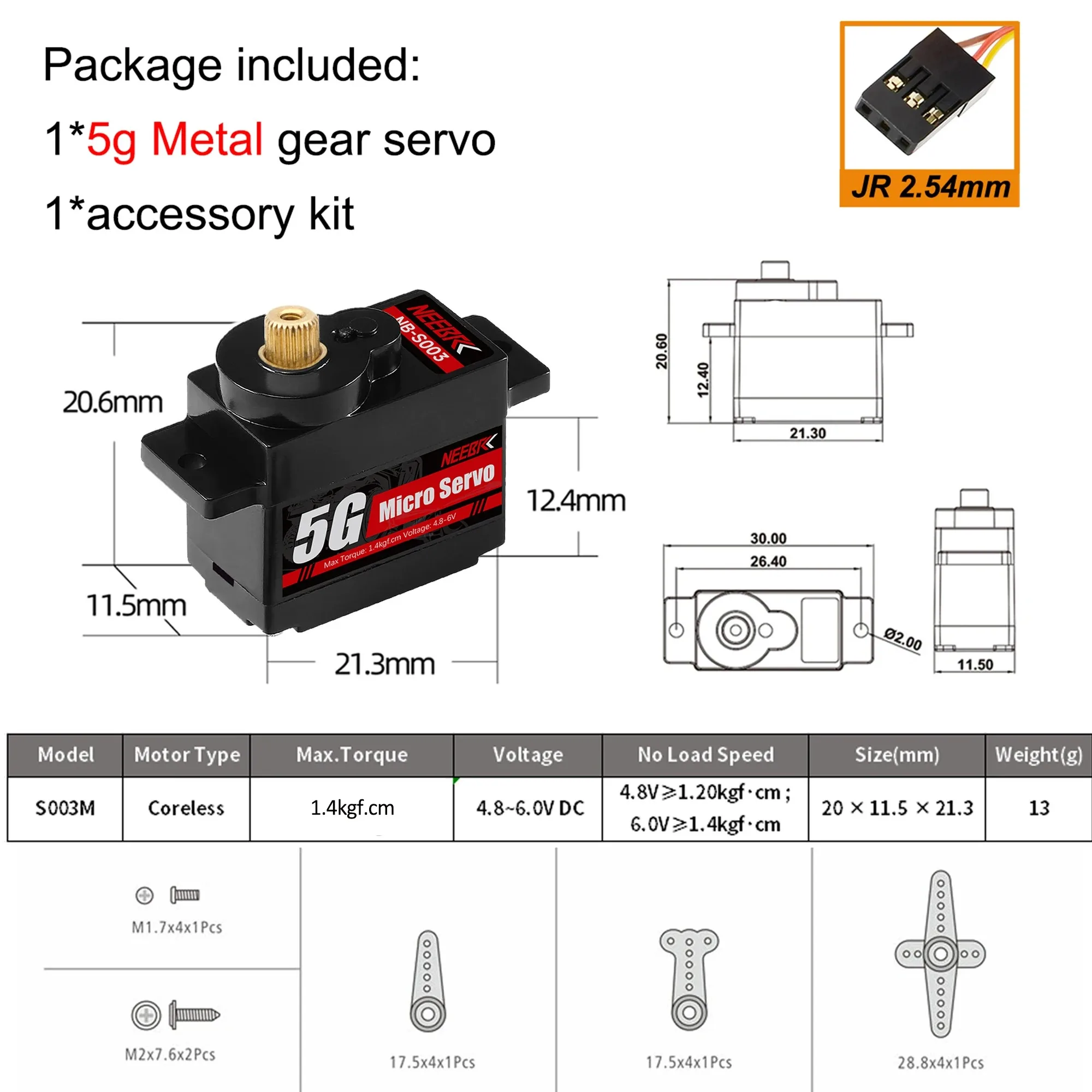 NEEBRC 2g 4,3g 5g 8g 12g 21g Digital Micro Servo für RC Flugzeug Drone Mini Auto Hubschrauber Starrflügel Wltoys K969 K989 XKS X450