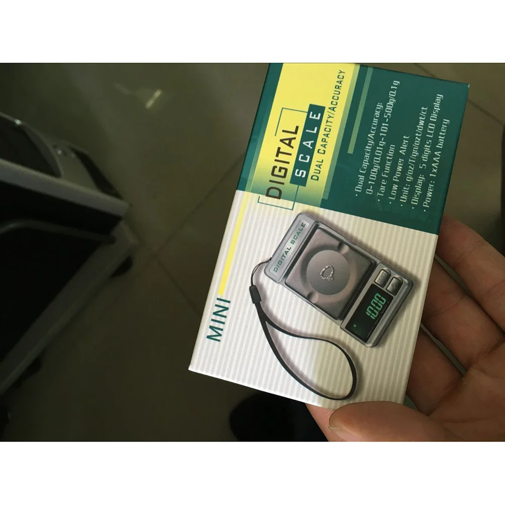 

Portable 500g 0.1g Jewelry Scale Pocket Precision Balance LCD Screen Tare Overload Protection