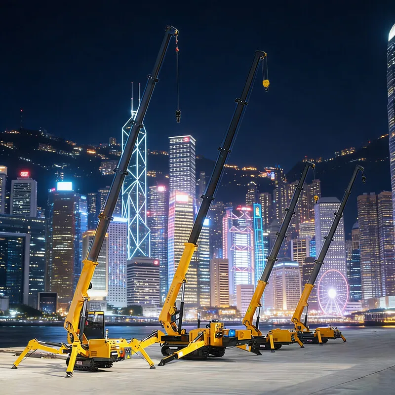 Customized Mini Spider Hydraulic Mobile Lift Floor Crane – Quiet Operation, Reduce Costs & Environmental Impact, Factory Price