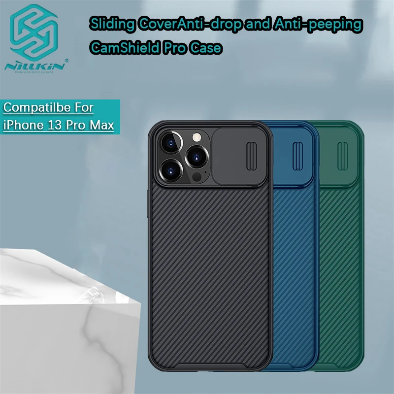 Чехол для iPhone 13 Pro Max/13 Pro/13 Nillkin CamShield Pro, чехол для телефона, защитный чехол из ТПУ + поликарбоната