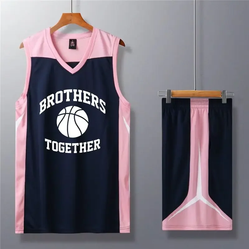 Jersey Basketball Suit Sports Suit Men\'s Jersey American Summer Quick-Drying Vest Basketball Suit 3D Printing Breathable