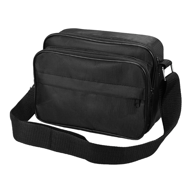 Efficient Storage Shoulder Tool Bag Spacious Canvas Storage Pouches with Shoulder Rope for Electricians and Carpenters