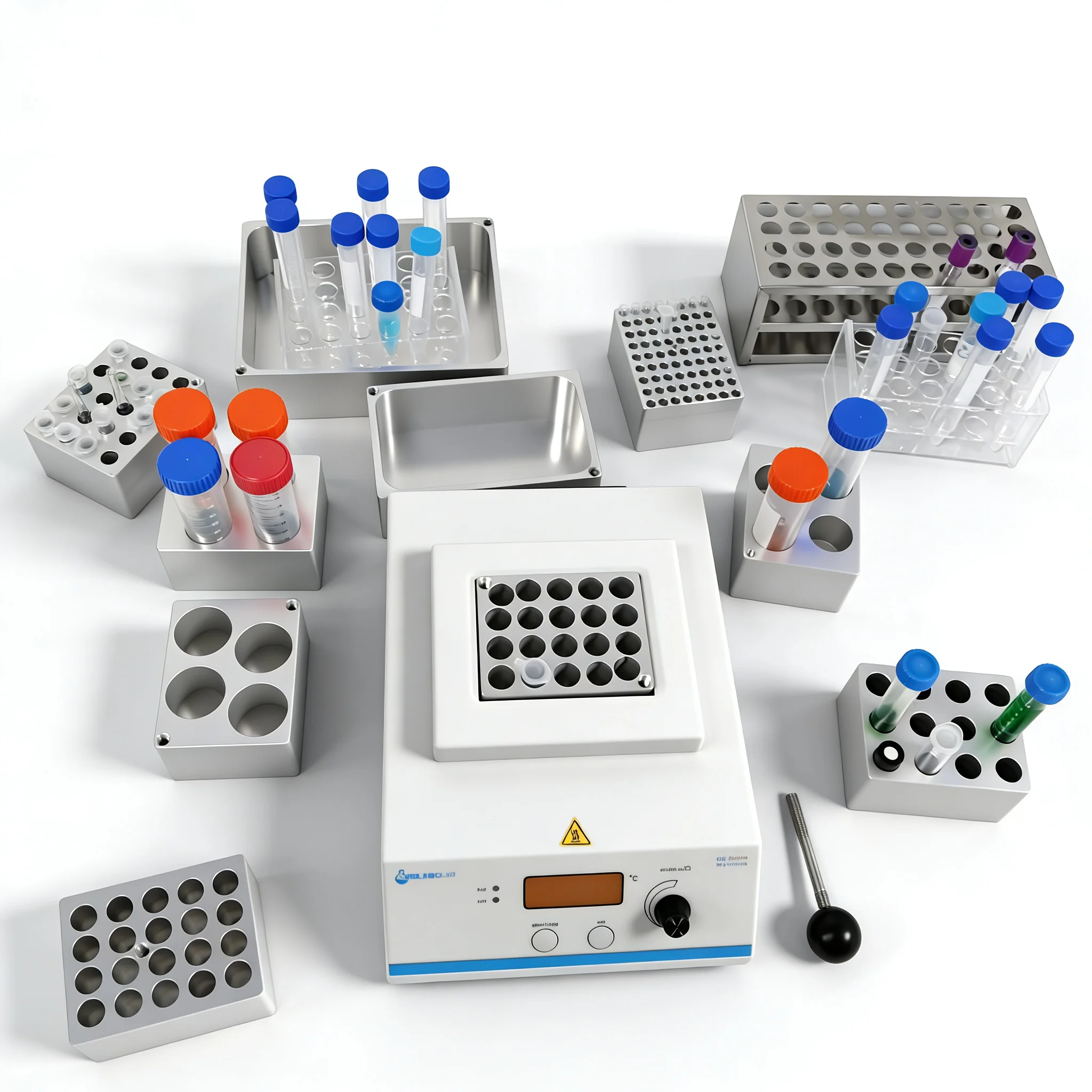 

Aluminum heating blocks for laboratory metal Dry Bath Incubator Constant temperature heater thermostatic devices