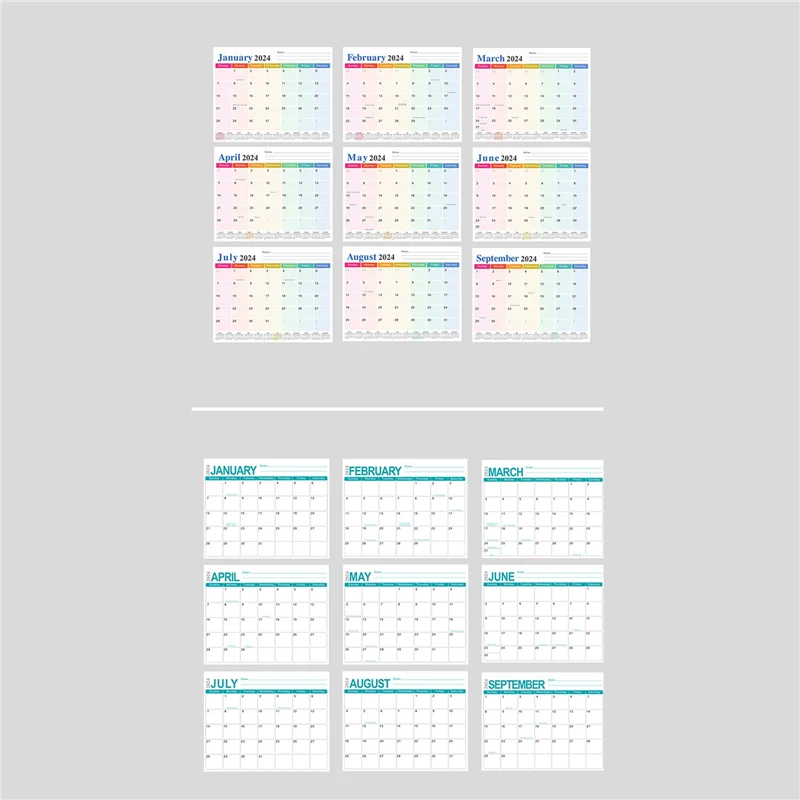 

J1UL1N Magnetic Calendar For Refrigerator, Fridge Calendar Runs From January 2024 Until June 2025, 18 Monthly Calendar