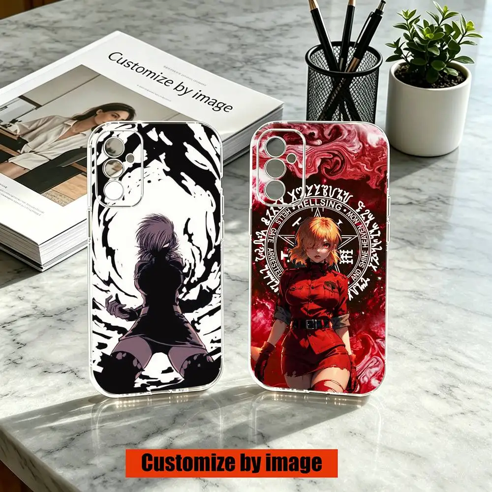 Фото Чехол для телефона H-Hellsing Anime Seras Victoria для Samsung A10,12,20,21S,30,31,40,50,51,52,70,71, прозрачный чехол